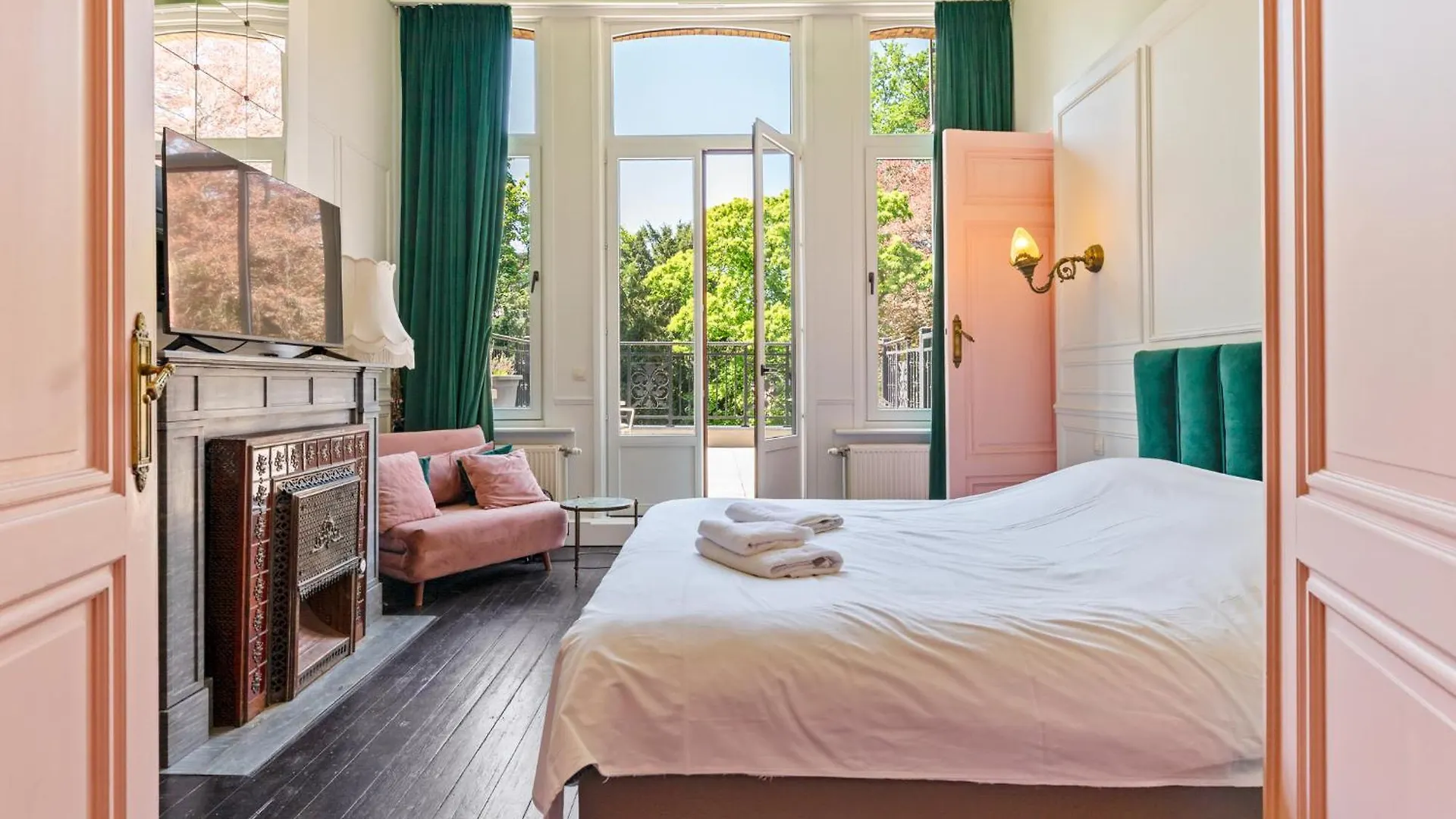 Apartmán B&B Baron Osy Suite Terrace Antverpy Belgie